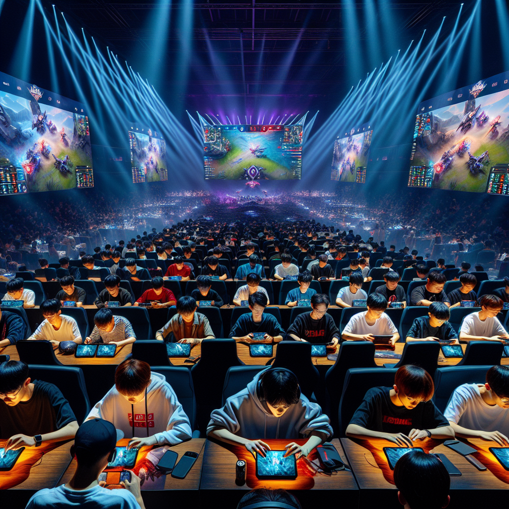 Epic Showdown Unfolds at Mobile Legend Tournament Room